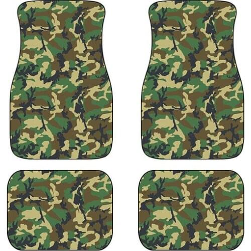 Aimaao Camouflage Car Liner, Customized Car Floor Mat, Universal Fit Auto Floor Mat Set Of 4, Fit Most Vehicle, Cars, Sedan
