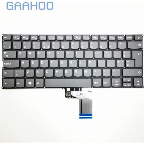 UK GB Brand new Keyboard for Lenovo IDEAPAD 720S-14 720S-14IBR 720S-14AST AIR14-7000 AIR13-7000 Keyboard GRAY Type POWER KEY