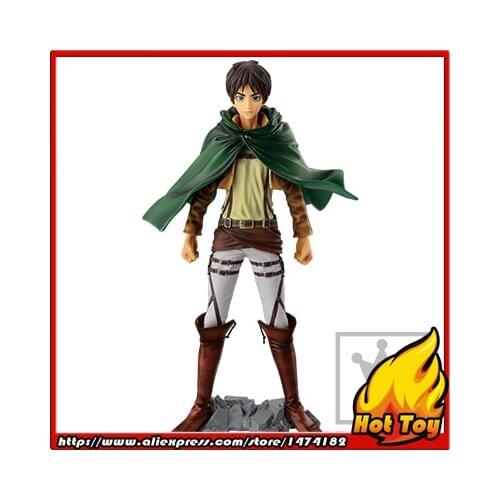 100% Original BANPRESTO Master Stars Piece (MSP) Collection Figure - Eren Yeager + 3D Maneuver Gear from "Attack on Titan"