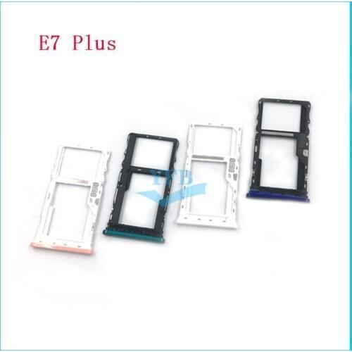 10PCS Sim Card Tray For Motorola Moto E7 E7 Plus Single Dual Sim Card Tray Slot Holder Reader Adapter Spare Parts
