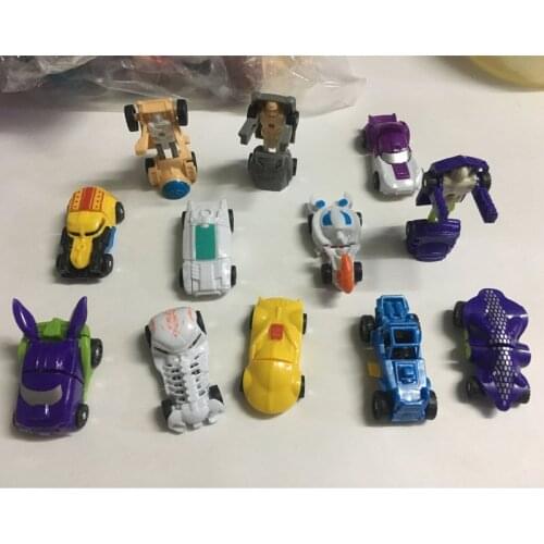 12pcs/pack mini Plastic SW cars deformation Skull diecasts python vehicles transform supercars robot model car toy for kids