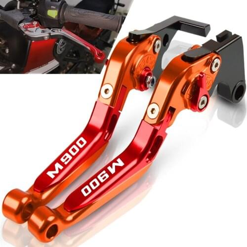 Motorcycle Folding Extendable Adjustable Clutch Brake Levers For ducati M900 M1000 900Monster 2000 2001 2002 2003 2004 2005
