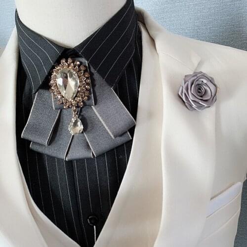 New 2018 Free Shipping Mens New MALE bow tie British multi-layer large collar flower Korean wedding groom groomsmen bow tie