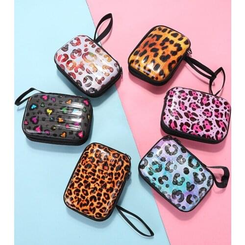 New Creative Tinplate Coin Purse Earphone Storage Bag Retro Purse Key Coin Bag Coin Purse