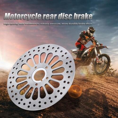 Durable Motorcycle Rear Brake Disc Heat Dissipation Accessory Stainless Steel Brake Disc For Electric Scooter Brake Pads