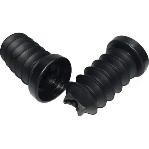 For Harley Touring Electra Glide Road King FL 97-13 Rubber Rear Fork Boots Shock Absorber Covers Protector Gaiter Gators