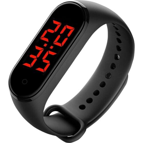 Sport Smart Watch Body Temperature Meter Monitor Smart Bracelet 24-Hour Time Display Wristband for Men Women Kids