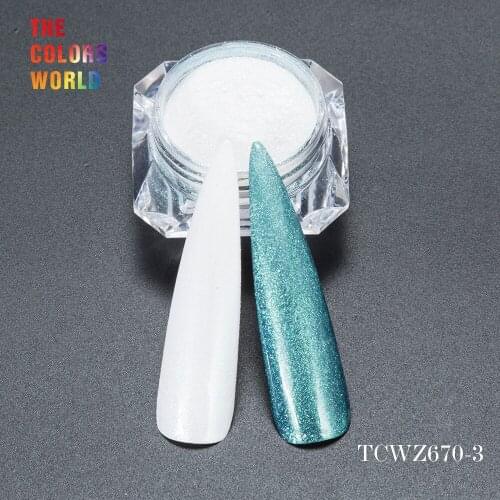 TCWZ670-3 Excellent effect of Mirror Pigment Green,Red color pearlescent powder Color shifting magic pigment