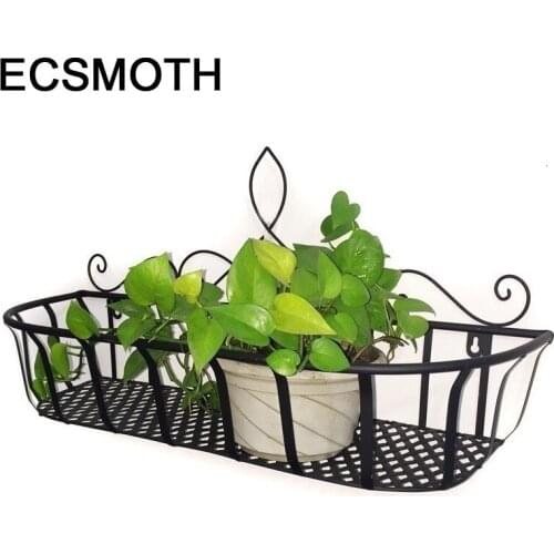 Terrasse Decoration Decorative Metal Shelf Balcon Plant Stand Balkon Balcony Flower Iron Rack