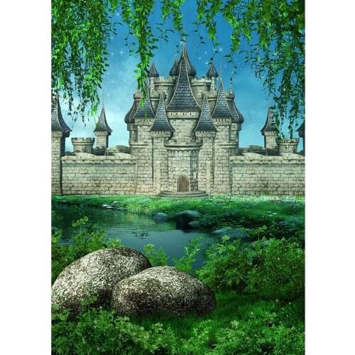 Castle Photography Background For Photo Shoot Props Child Kids Baby New Born Vinyl Cloth Printed Photo Backdrops Photocall