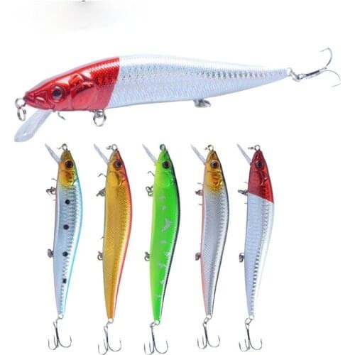 1 PCS/Lot 14 cm/ 23 g Minnow Fishing Lures Wobbler Hard Baits Crankbaits ABS Artificial Lure For Bass Pike Fishing Tackle