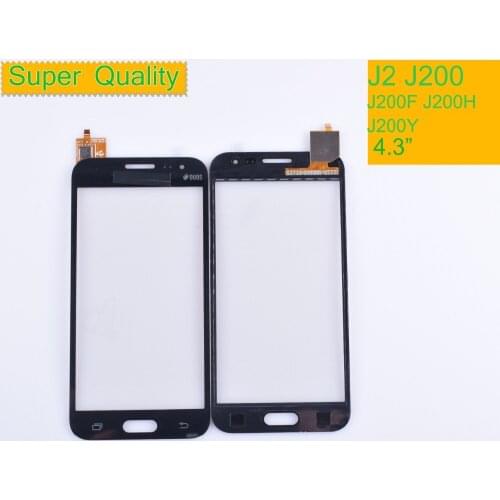 10Pcs/lot For Samsung Galaxy J2 J200 J200F J200H J200Y Touch Screen Panel Sensor Digitizer Outer Glass Lens NO LCD Touchscreen