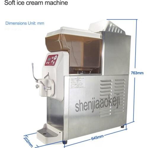 12-16L/h commercial ice cream machine DDY-16 automatic ice cream machine cold drink Soft ice cream machine 220v 990w 1pc