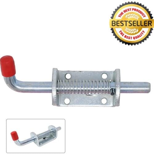 145x40mm carbon steel galvanized Spring Bolt Latch Security Spring Bolt Barrel Latch for Welding Distribution Cabinet Hardware