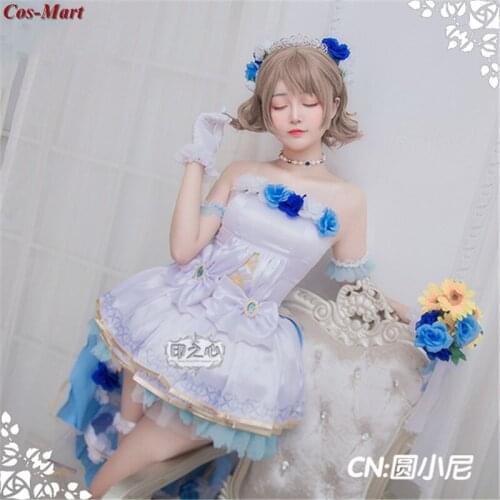 Hot Anime Lovelive Sunshine Watanabe You Cosplay Costume Cute Gorgeous Wedding Dress Activity Party Role Play Clothing XS-XL
