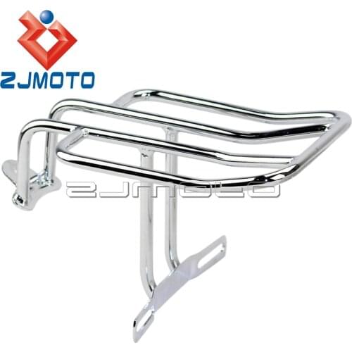 Chrome Motorcycle Luggage Rack For Harley Sportster 1000 1XL200 1100 Electric Start XL883 SuperLow Roadster Luggage Rack