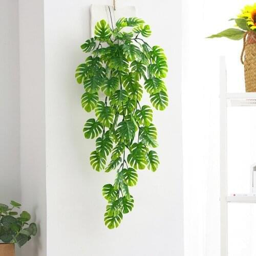 76cm Artificial Green Plant Artificial Ivy Wall Hanging Plant Vine Home Garden Wall Decoration Birthday Party Wedding Decoration