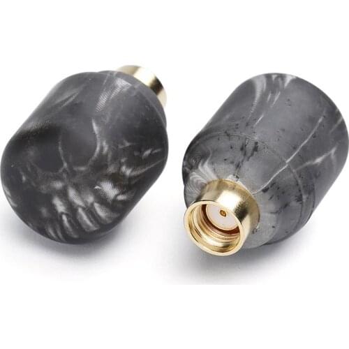 2pcs/1pair Crystal RP-SMA LHCP Short Omni Antennas for DJI Digital FPV Goggle