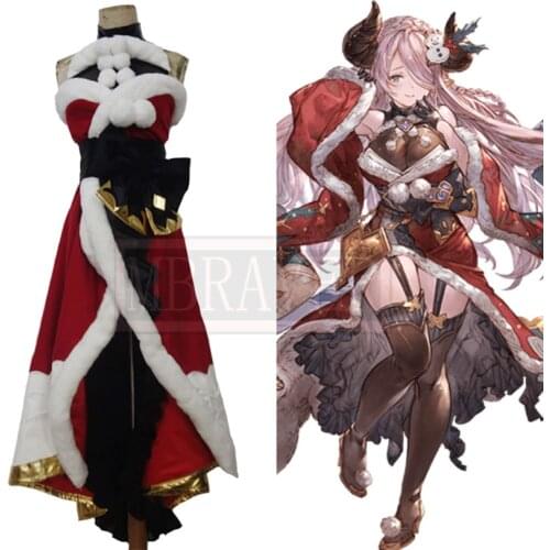 Granblue Fantasy Narmaya Cosplay Costume Halloween Party Outfit Custom Made Any Size