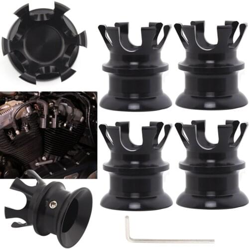 Motorcycle Engine Topper Cover Spark Plug Crown Screw Nut Head Bolt Cap For Harley XL883 Dyna Softail Twin Cam Big Twin 1340 Evo