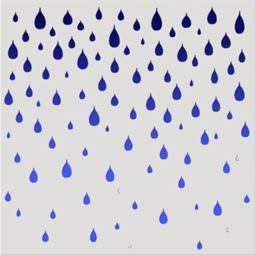 Hote Sale The sky rain scrapbook stencils spray plastic mold shield DIY cake hollow Embellishment printing lace ruler