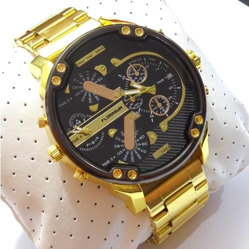 52mm MenS Watches Large Golden Watch aaa Dz Gold Big Watch Man 2019 Classic 7333 Military Goldenhour Clock Zegarki Meskie Xfcs