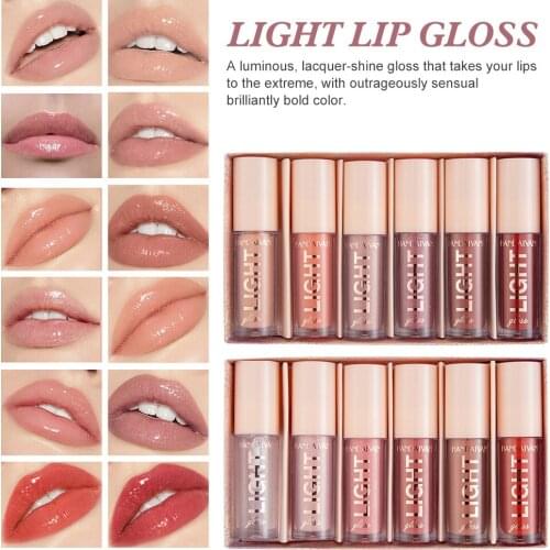Matte Liquid Lipstick Set Waterproof Non-sticky Lip Gloss Set Lip Moisturizer And Long-lasting Color Makeup Gift For Girls Women