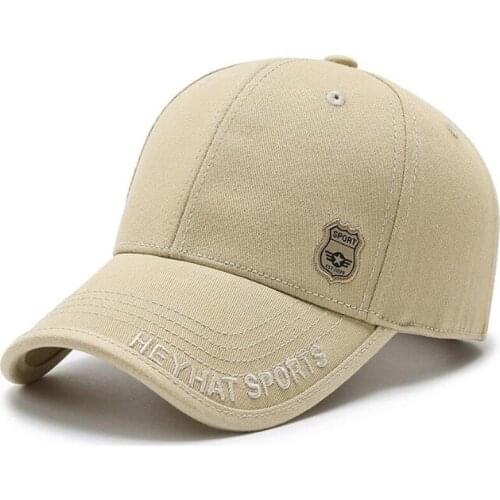 2021 New Spring Fishing Cap Snapback Cap Cotton Baseball Caps For Men Adjustable Size Simple Fashion Sports Hat Bone Tongue Cap