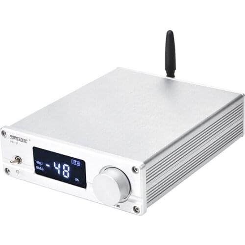 New VOL-01 HIFI NJW1194 Bluetooth 5.0-aptx Receive Remote Preamplifier 5-way Audio Pre-amp With LED display
