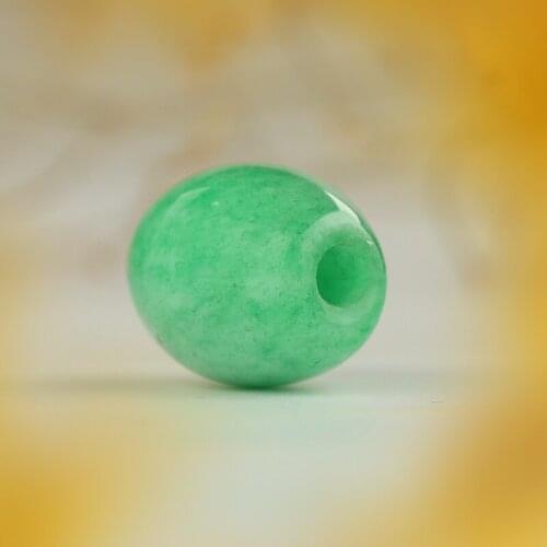 Natural Xinjiang Hetian jasper transfer bead pendant necklace