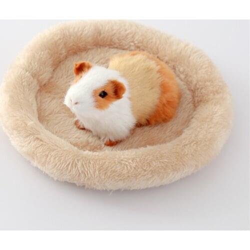 Hamster Nest Pad Velvet Warm Pet Cushion Hedgehog Chinchilla Rabbit For Rodent/Guinea Pig/Rat/Hedgehog 5 Colors S/L Pet supplies