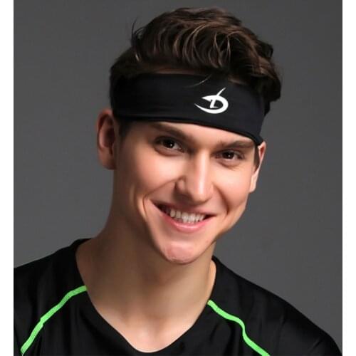 Basketball Tennis Sports Headband Men Women Running Fitness Sweatband Bandana Free Shipping