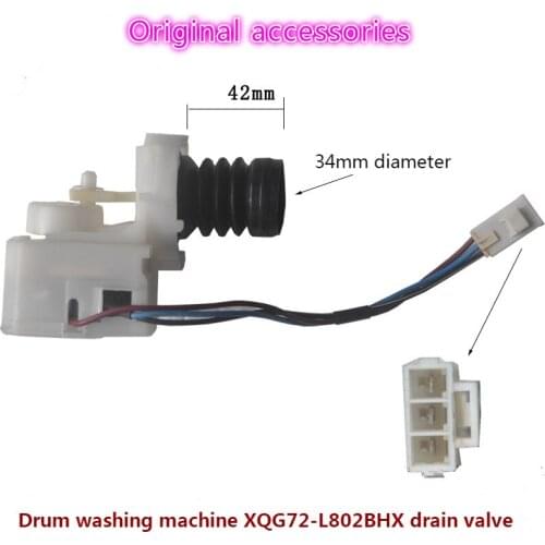 Applicable Sanyo drum automatic washing machine XQG72-L802BHX original parts drain valve drainage motor