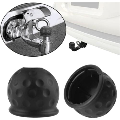2021 New Universal Rubber Trailer Rod Ball Cover Towing Hook Caravan Trailer Trailer Ball Protection Cover Car Accessories
