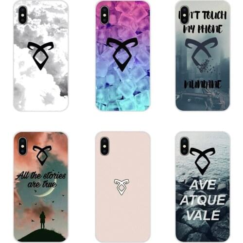 Shadowhunters For Apple iPhone X XR XS 11Pro MAX 4S 5S 5C SE 6S 7 8 Plus ipod touch 5 6 Accessories Phone Cases Covers