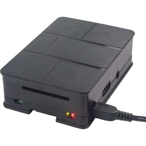 Elisona ABS Protective Case Cover Skin Shell Box w/Camera Connecting Cable Port for Raspberry Pi 2 3 Pi3 Pi2 Model B Accessories