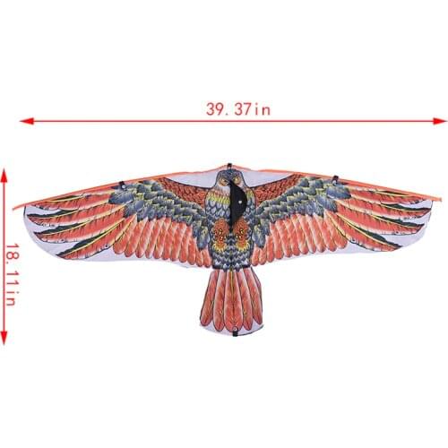 1x Flying Hawk Scarecrow Garden Bird Yard Kite Scarer Home Decoration Crow Repeller 1m*50cm