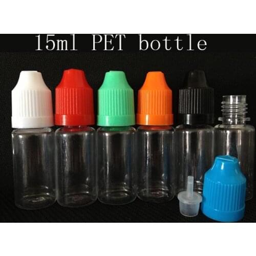 20ml PET PET Empty Plastic Dropper Bottle professional eGo e cig cigs Electronic Cigarettes