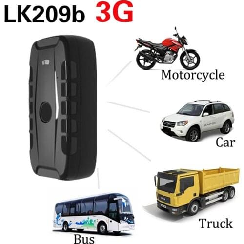 3G Car GPS Tracker LK209B Vehicle Tracking Device WCDMA Locator GSM GPRS Tracker 120 Days Standby Time Strong Magnet Waterproof