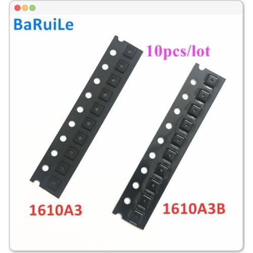 BaRuiLe 10pcs 1610A1 1610A2 1610A3 610A3B 1612A1 charger charging ic for iphone 5S 6 6plus 6s Plus 7 7plus 8 8P X U2 usb ic chip