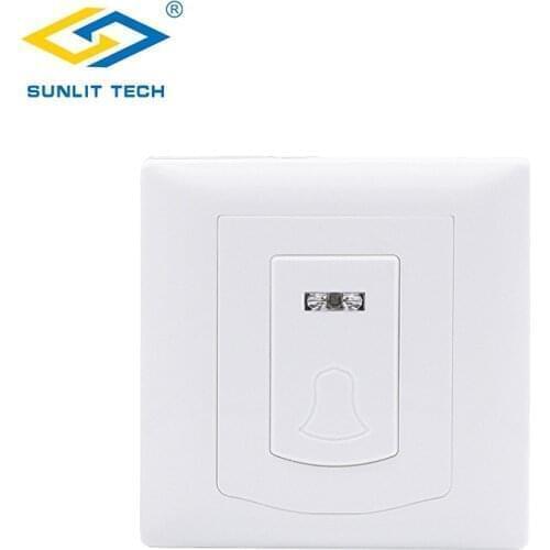 Wireless Door Bell Chime Button Transmitter 433MHz Wireless Intruder Alarm System For ST-VGT ST-IIIB Smart Home Security