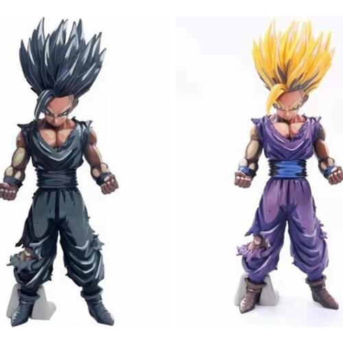 Dragon Ball Z Son Gohan Manga Color PVC Action Figures Toy 230mm Dragon Ball Super Gohan Super Saiyan Figurine Toys