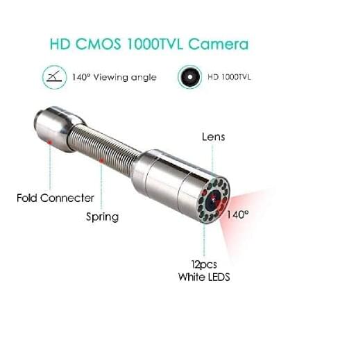 Eyoyo WF92 pipe sewer inspection camera for Sewer 23mm Waterproof Video Camera Drain Head Camera Repair Replacement Single cam