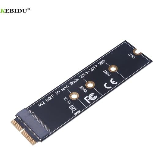 Newly M.2 NVME SSD Convert Adapter Card for MacBook Air Pro Retina 2013-2017 NVME/AHCI SSD Upgraded Kit For A1465 A1466 A1398