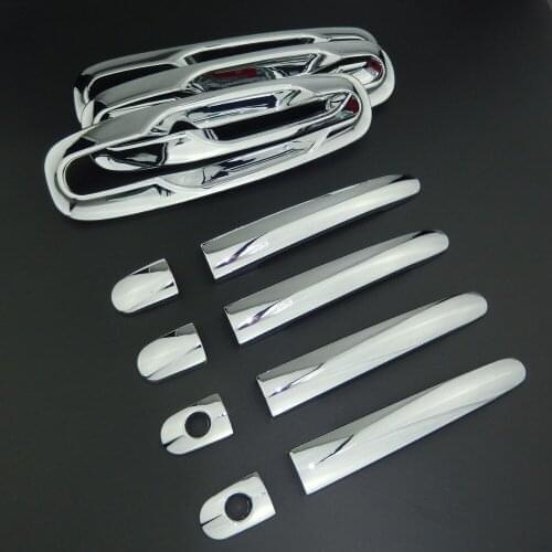 For Chevrolet chevy Daewoo Nubira 2004-2009 ABS Chrome Side Door Handle Cover & Door Bowl Cover Car Styling 2005 2006 2007 2008
