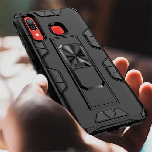For Samsung Galaxy A20 A30 A40 A50 A70 Case Magnet Car Ring built in kickstand Case for A10E A20E A10S A20S A30S A50S A70S