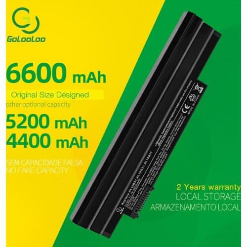 Golooloo 6 cells laptop battery for Acer Aspire One 360 (D260) 522 AOD255 AOD257 AOD260 D255 D255E D257 D260 D270 E100 happy