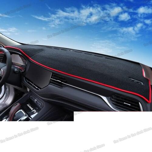 Lsrtw2017 Polyester Car Dashboard Sun Shade Mat Heat Insulation Maat for Haval F7 F7x 2019 2020 2021 Interior Accessories