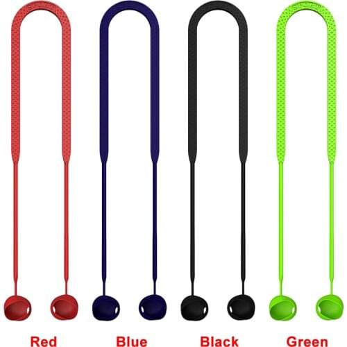 Anti-Lost Silicone Earphone Rope Holder Cable for Beats Studio Buds Wireless Bluetooth-Compatible Headphone Hanging Neck Strap C