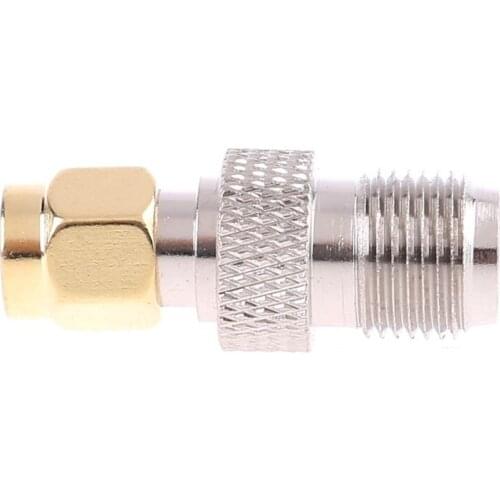 SMA Female To Type F Female Plug Straight RF Coaxial Adapter Connector Converter